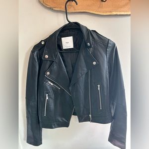 Women’s faux leather jacket size XS
